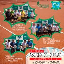 Resultados do II torneio aberto de Duplas