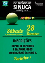 24º Torneio de Sinuca Assary 2019