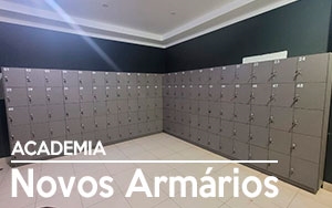 Novos Armários na Academia