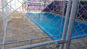 Obras de manutenções nas piscinas de Biribol.