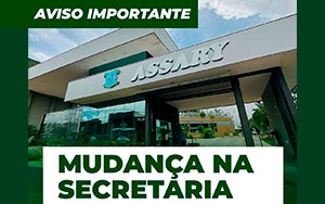 Mudança na Secretaria aos Sábados