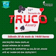 14° TORNEIO DE TRUCO DO ASSARY 2017