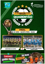 Final Campeonato Quarentão de Futebol Mini Campo | Samba & Pagode na Lanchonete - Véspera de Feriado