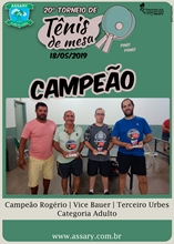 20 Torneio de Tênis Assary 2019