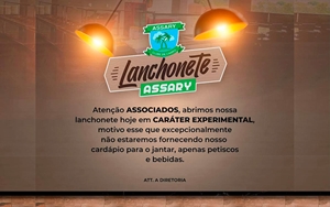 Abertura da Lanchonete